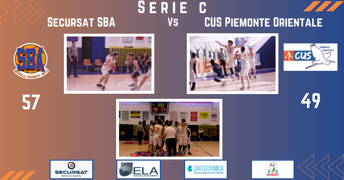 Serie C PIEMONTE: terzo successo consecutivo per la Secursat SBA nella Poule Salvezza!