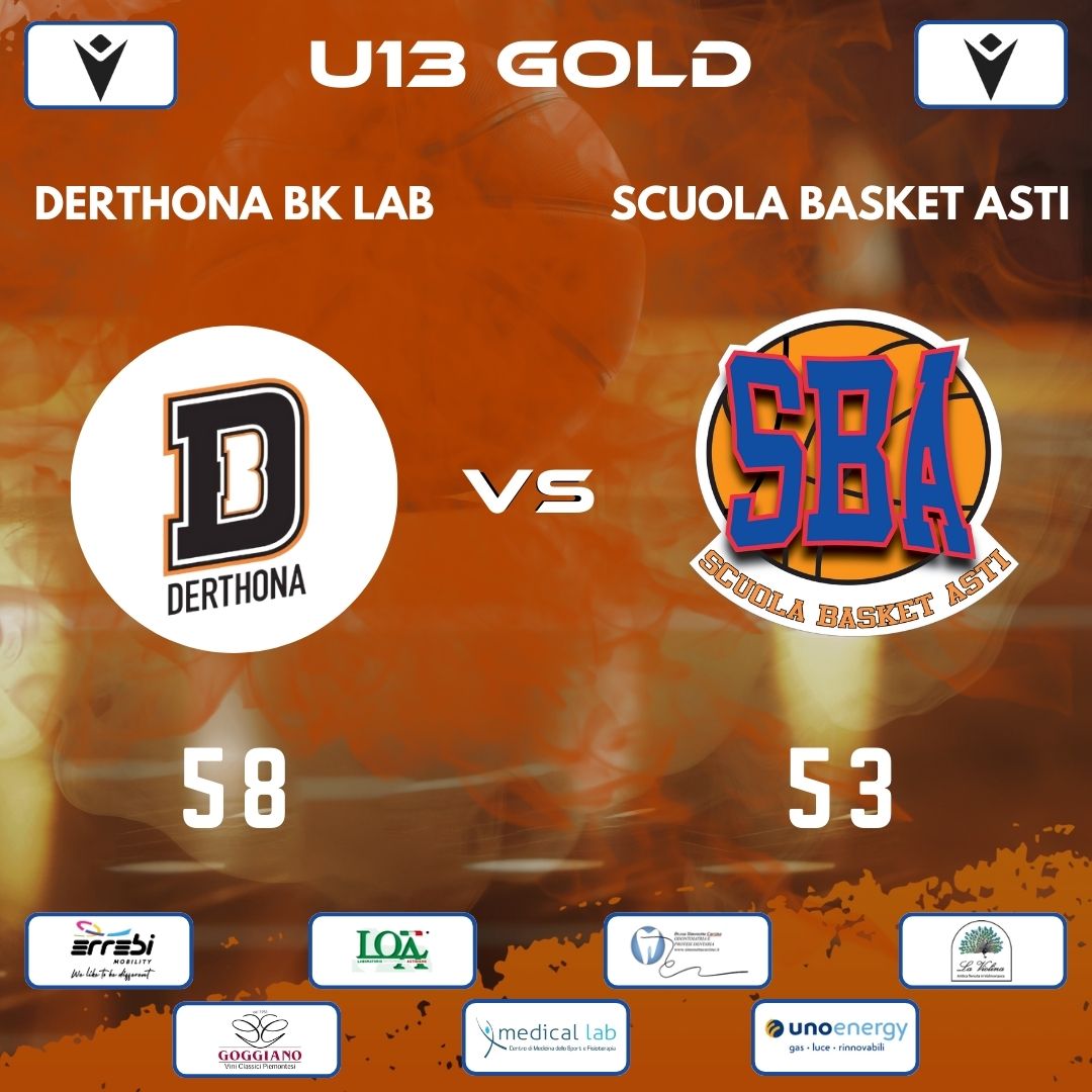 Under 13 Gold: la SBA va vicina al colpaccio a Tortona!