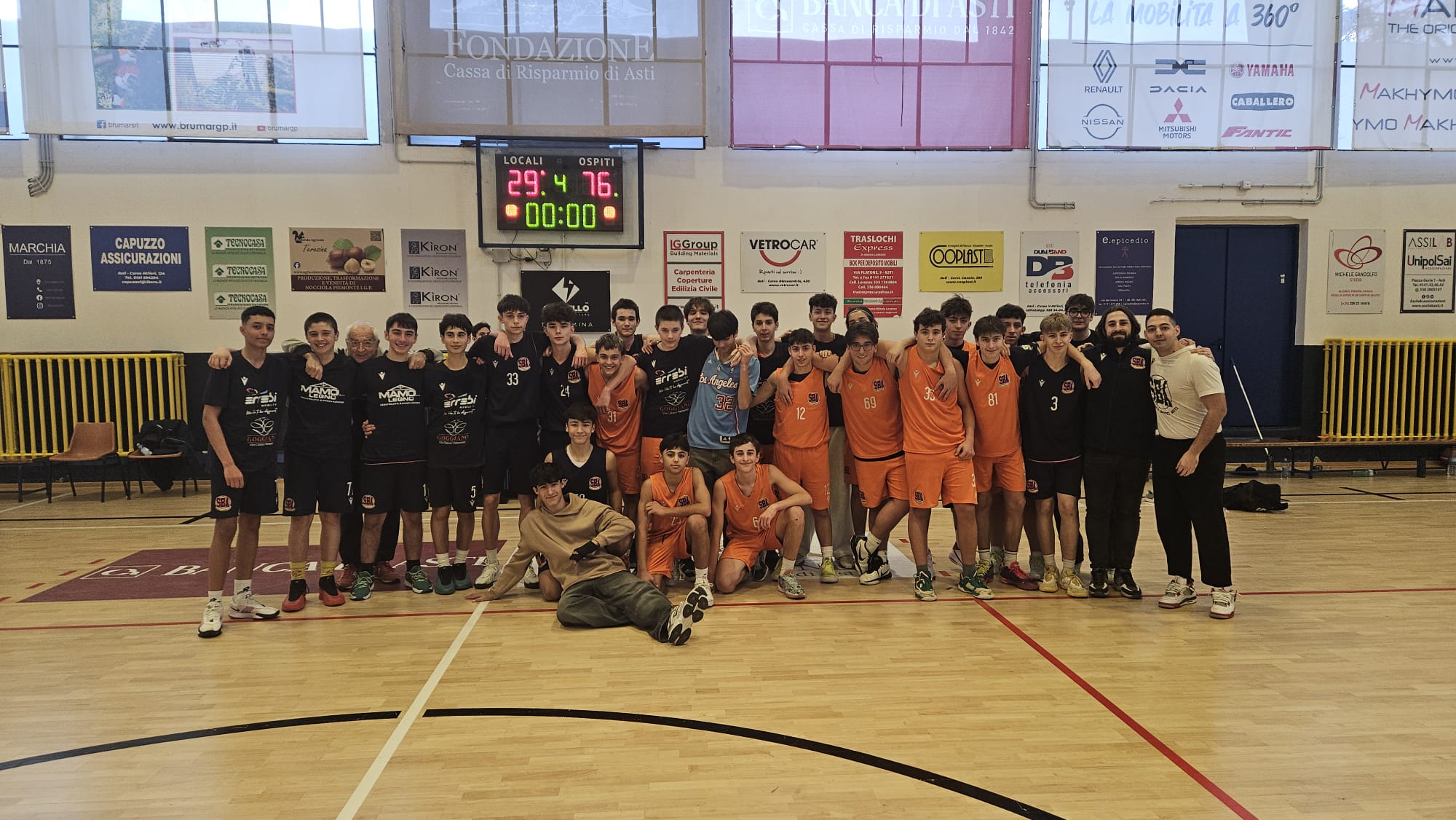 Under 17 Regionale: il team “Blu” vince la partita in famiglia con la formazione “Arancio”