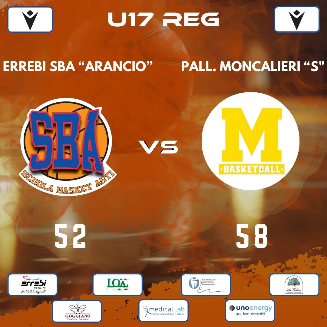 Under 17 Regionale: la Errebi SBA “Arancio” esce sconfitta all’overtime!