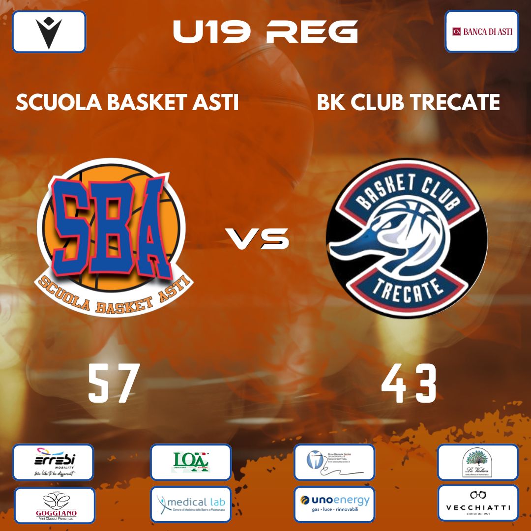 Under 19 Regionale: la SBA vince con Trecate in casa!